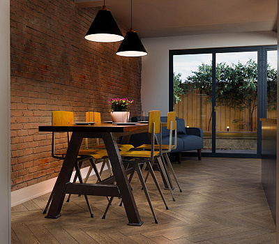 SPC ламинат Damy Floor London Английская елка Ноттингем