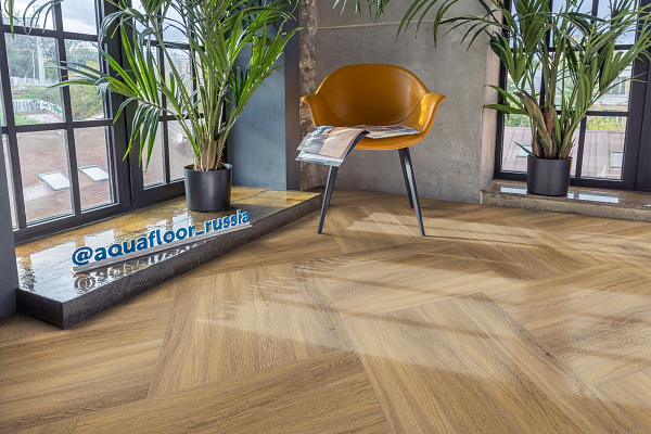 LVT ламинат AquaFloor Parquet Glue AF2504PG