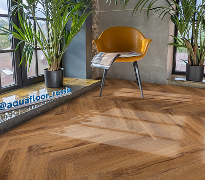 LVT ламинат AquaFloor Parquet Glue AF2516PG