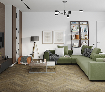 SPC ламинат Damy Floor London Английская елка Ковентри