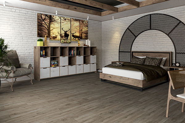 SPC ламинат Damy Floor Family Дуб Горный