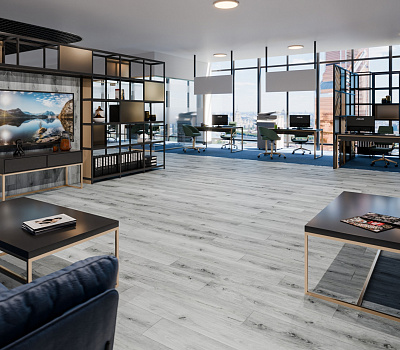 SPC ламинат Damy Floor Family Дуб Альпийский