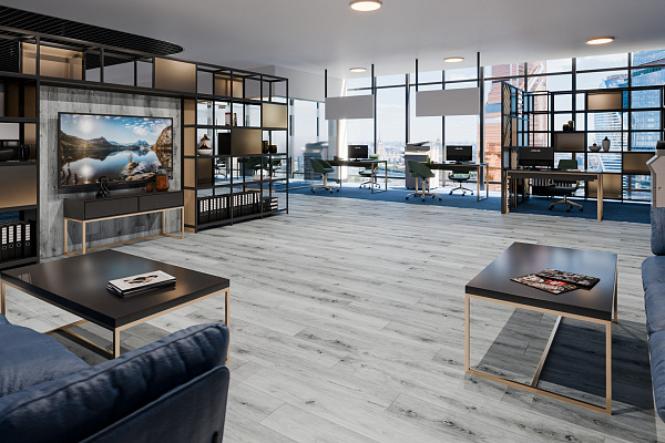 SPC ламинат Damy Floor Family Дуб Альпийский
