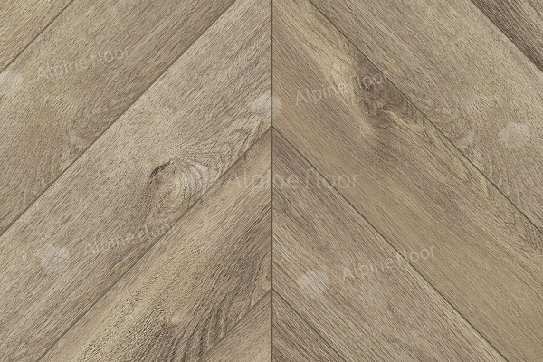 Каменный SPC ламинат Alpine Floor Chevron Alpine Дуб Натуральный Отбеленный