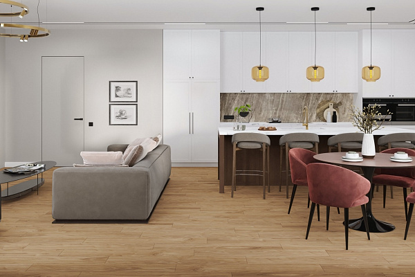 SPC ламинат Damy Floor Family Орех Европейский