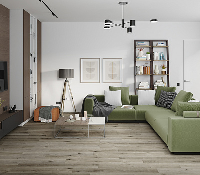 SPC ламинат Damy Floor Family Дуб Лофт