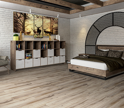 SPC ламинат Damy Floor Family Дуб Натуральный
