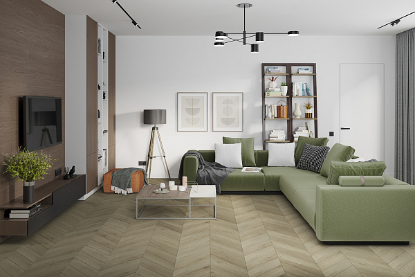 SPC ламинат Damy Floor Chevron Французкая елка Версаль