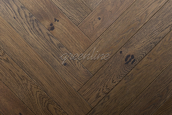 Инженерная доска Greenline Английская ёлка Matte 411 Дуб Мичиган 520/125мм