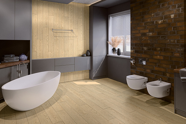 SPC ламинат Damy Floor Family Дуб Латте