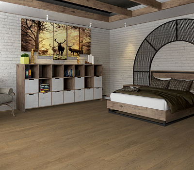 SPC ламинат Damy Floor Family Дуб Мокко
