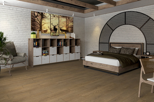 SPC ламинат Damy Floor Family Дуб Мокко