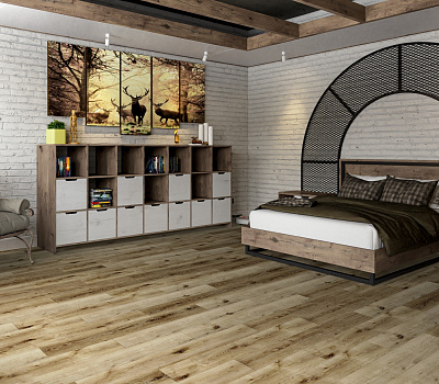 SPC ламинат Damy Floor Family Дуб Провинциальный