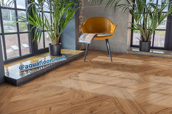 LVT ламинат AquaFloor Parquet Glue AF2507PG
