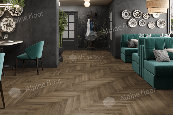 Ламинат Alpine Floor Herringbone LF102-11 Дуб Анжу