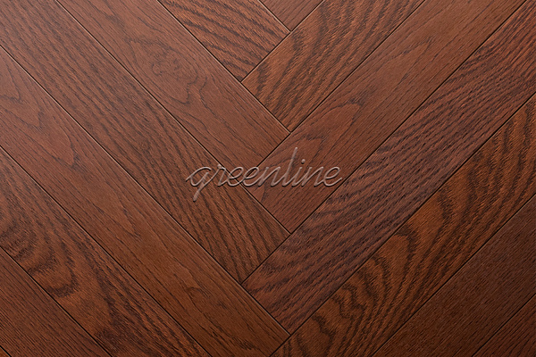 Инженерная доска Greenline Английская ёлка Deluxe 140 Дуб Парма 520/125мм