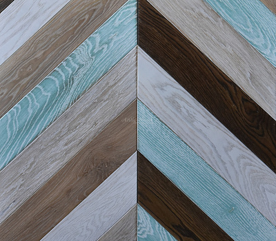 Инженерная французская елка AnticWood Патина Дуб  Тулуза