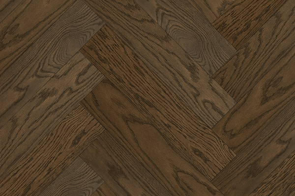 Кварцевый паркет Quartz Parquet Английская Ёлка Дуб Брауни 33-413