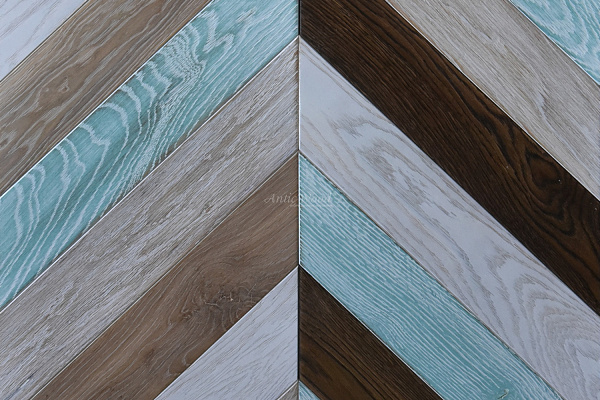 Инженерная французская елка AnticWood Патина Дуб  Тулуза