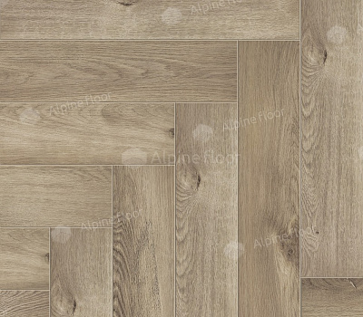 Каменный SPC ламинат Alpine Floor Parquet Light Дуб Натуральный Отбеленный
