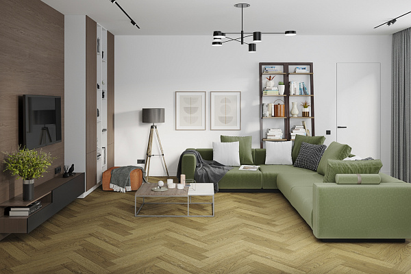 SPC ламинат Damy Floor London Английская елка Шеффилд