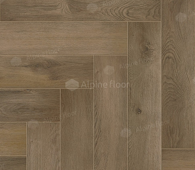 Каменный SPC ламинат Alpine Floor Parquet Light Дуб Насыщенный