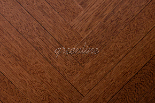 Инженерная доска Greenline Английская ёлка Deluxe 114 Дуб Мурано 520/125мм