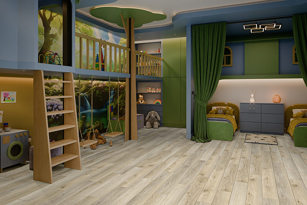 SPC ламинат Damy Floor Family Дуб Кавказский