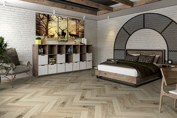 SPC ламинат Damy Floor London Английская елка Честер
