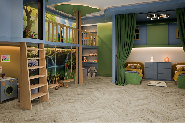 SPC ламинат Damy Floor London Английская елка Бристоль