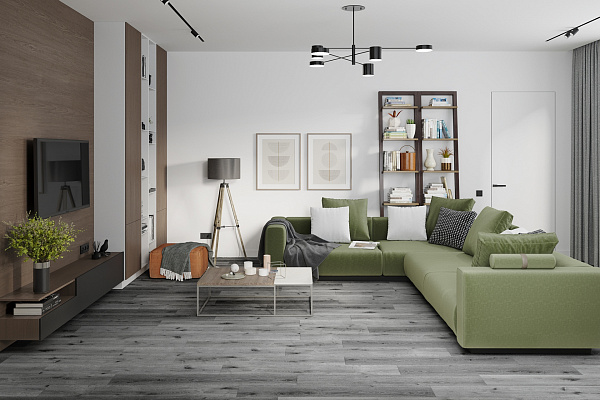 SPC ламинат Damy Floor Family Дуб Сильвер