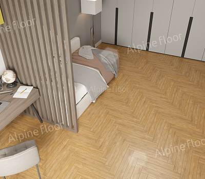 Ламинат Alpine Floor Herringbone LF102-4 Дуб Тулуза
