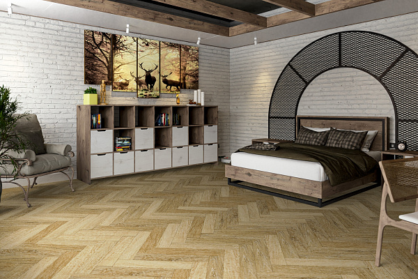 SPC ламинат Damy Floor London Английская елка Эдинбург