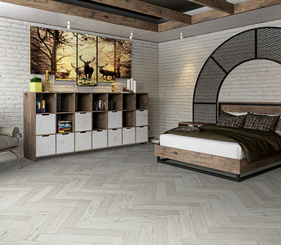 LVT ламинат Damy Floor London LVT Английская елка Йорк