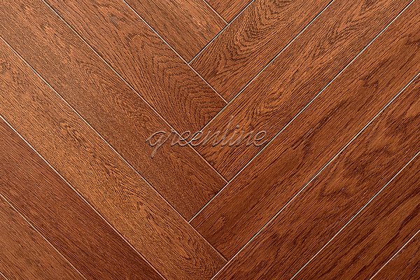 Инженерная доска Greenline Английская ёлка Deluxe 141 Дуб Майорка 600/110мм