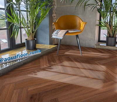 LVT ламинат AquaFloor Parquet Glue AF2518PG