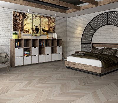 SPC ламинат Damy Floor Chevron Французкая елка Пале-Рояль
