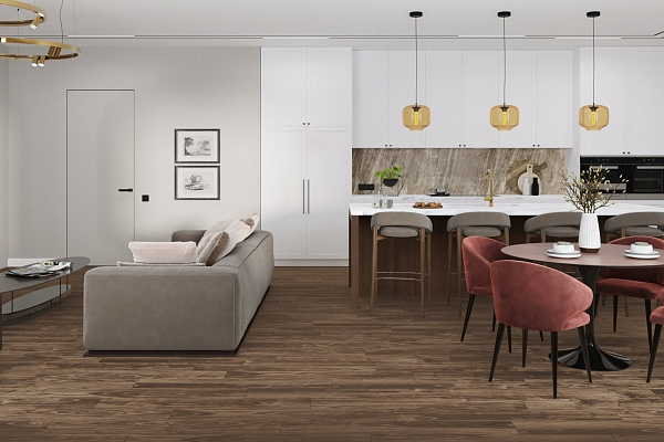 LVT ламинат Damy Floor Family LVT Орех Американский